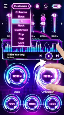 Bass Booster Pro & Equalizer android App screenshot 6