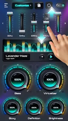 Bass Booster Pro & Equalizer android App screenshot 7